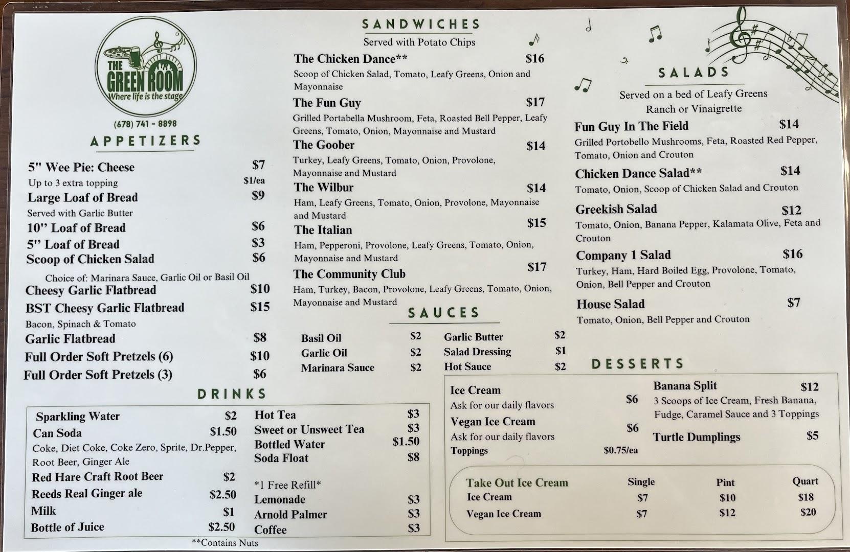 The Green Room Restaurant