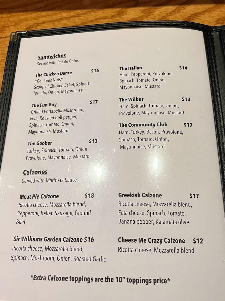 The Green Room Restaurant Menu image 3